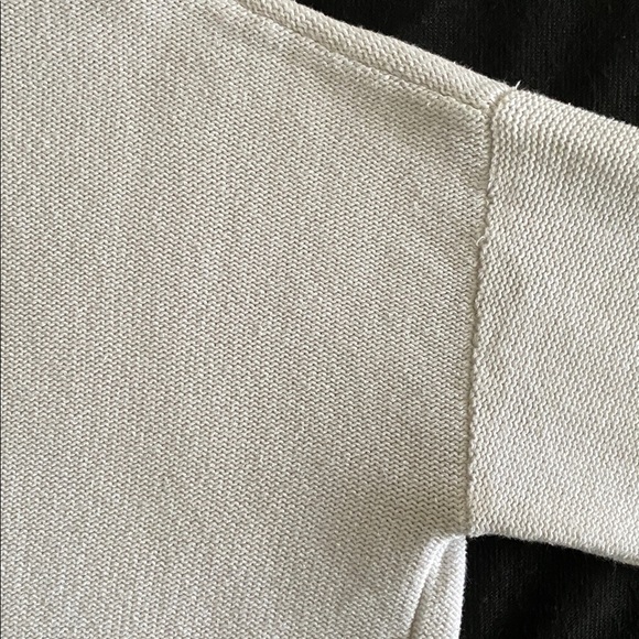 Quince 100% Organic Cotton Cropped Cardigan Faux Tortoise Buttons Size Medium - Picture 8 of 16